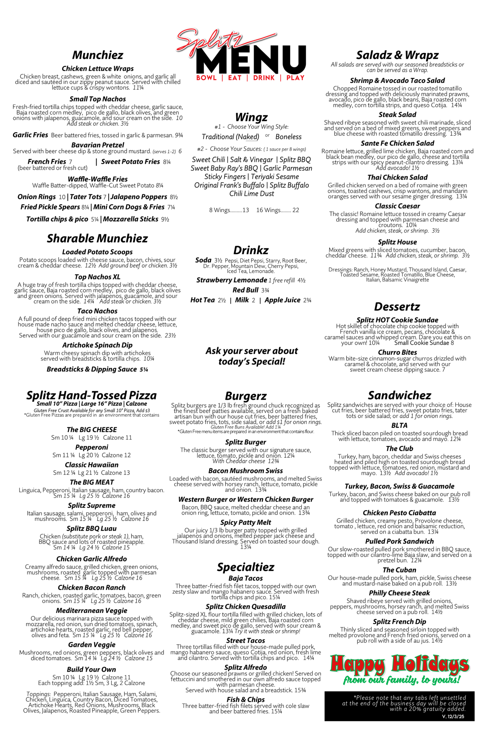 Splitz Full Menu For Web December 2025